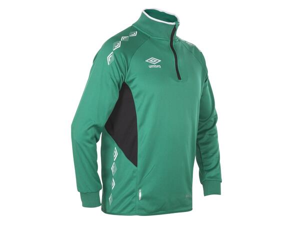 UMBRO UX-1 Half Zip Grön/Vit XL Träningströja med krage 